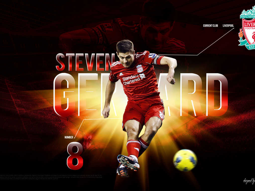 Steven Gerrard Wallpaper WORLD FOOTBALL STORY